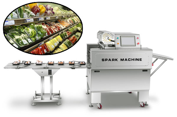 全自動蔬菜瓜果包裝機設備展示圖